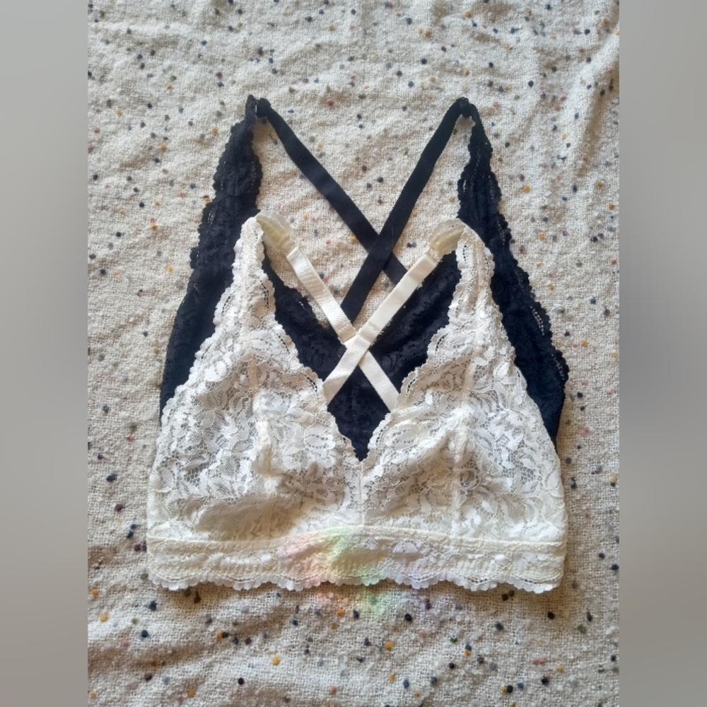 Two Primark Lace Bralette / Soft Bras